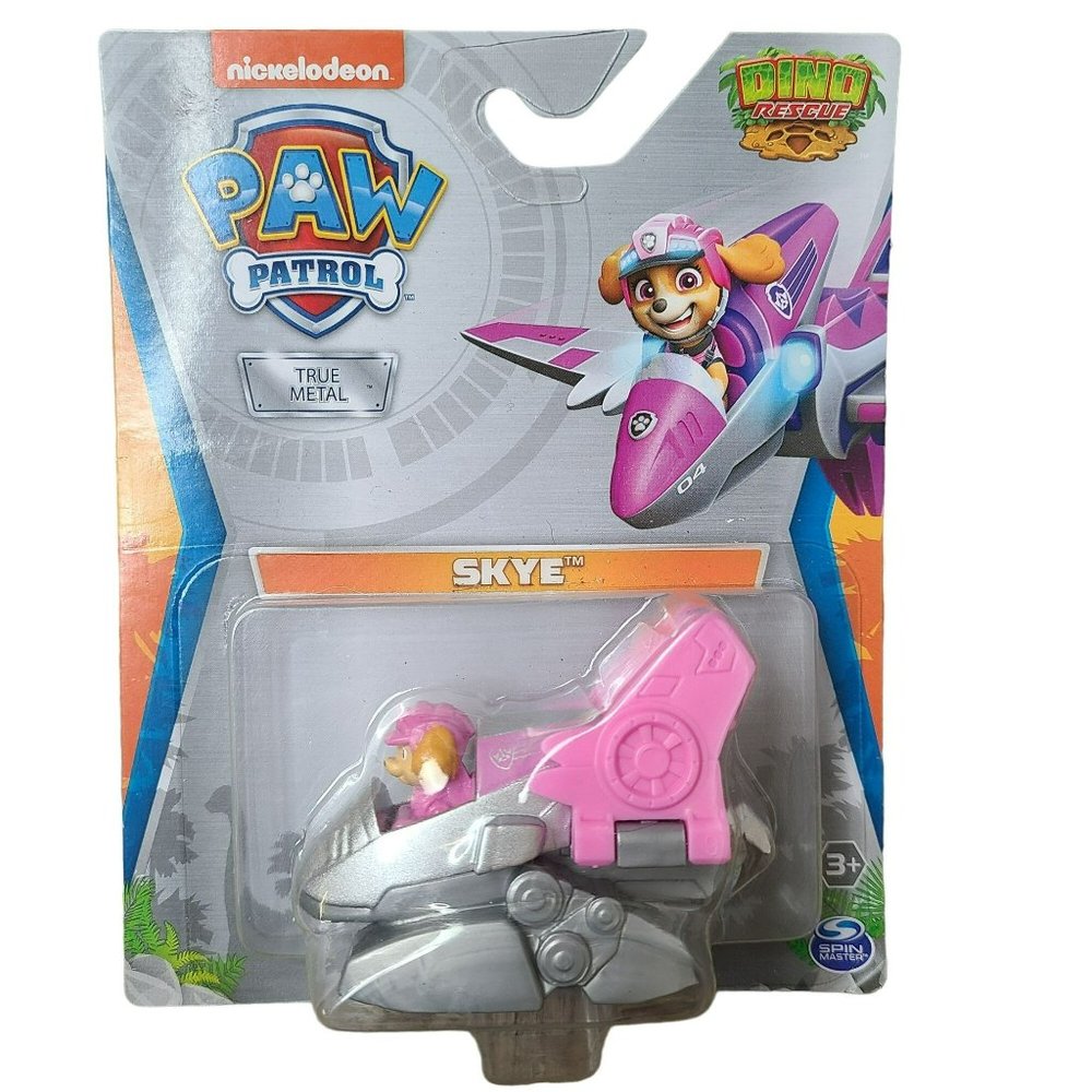New Paw Patrol Dino Rescue CHASE Blue Rescue Vehicle True Metal Diecast 1:55 - Picture 2 of 3